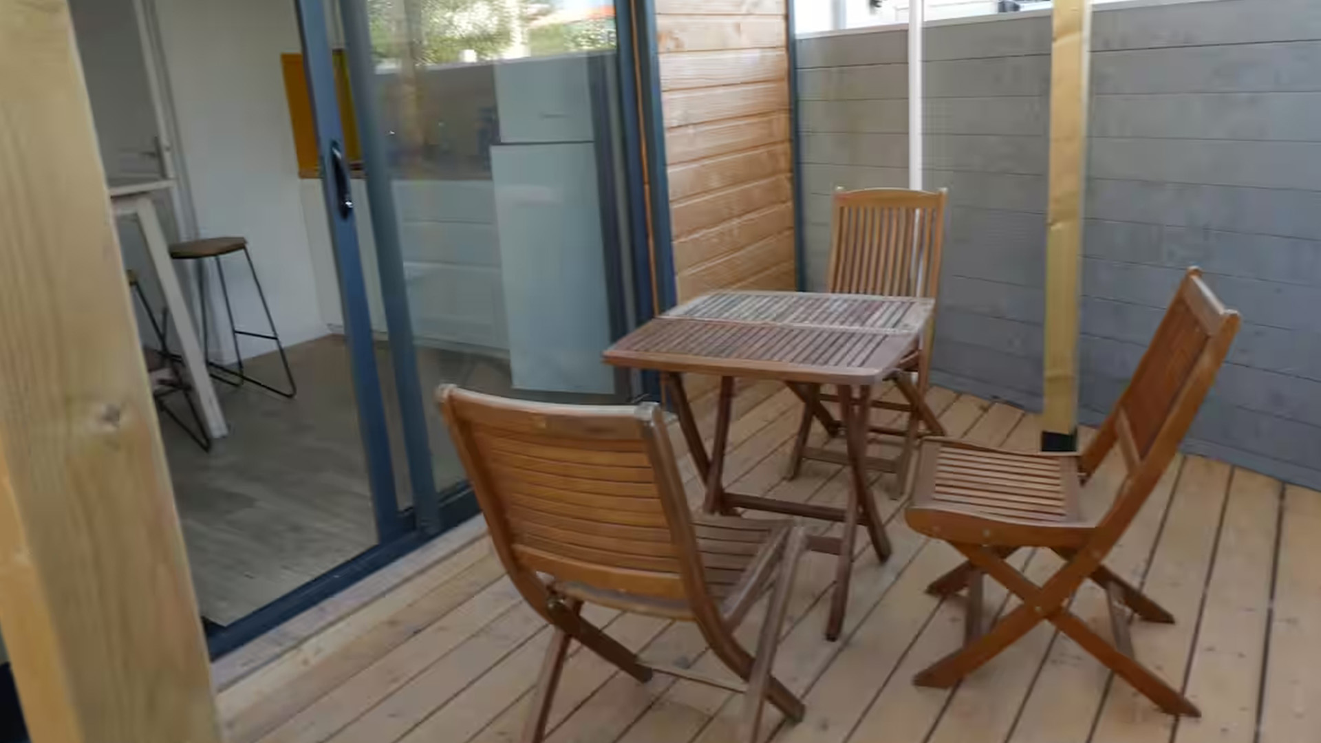 Terrasse privative de l'maison Les Amarres